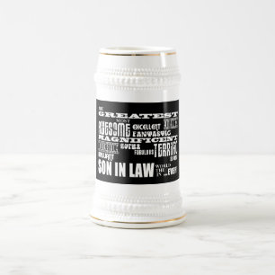 Chope À Bière Les meilleurs fils en droit Anniversaire et mariag