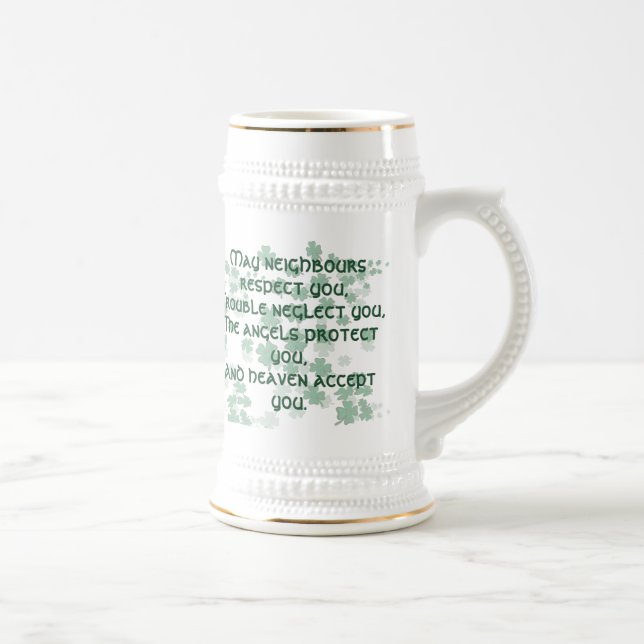Chope À Bière Les voisins irlandais de Blessing Mug-May vous res (Droite)
