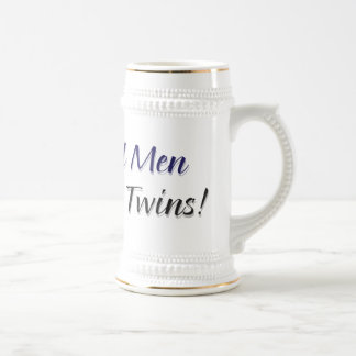 Chope À Bière Les vrais hommes font des jumeaux