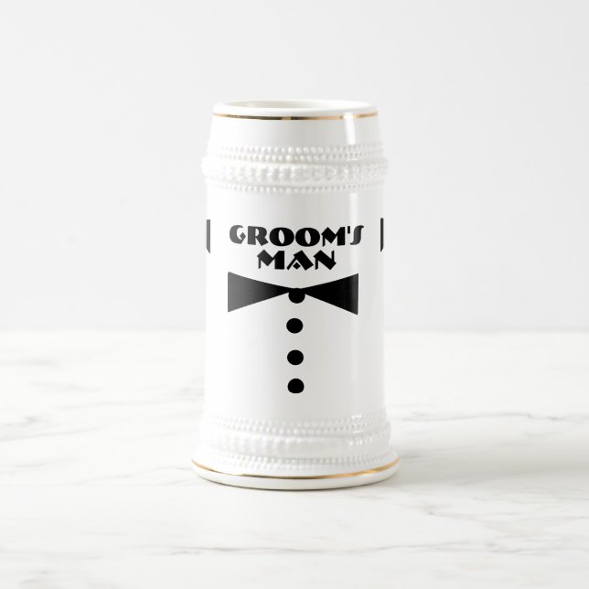 Chope À Bière L'homme Stein de Groom (Centre)