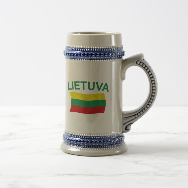 Chope À Bière Lietuva (Lithuanie) litres verts (Droite)