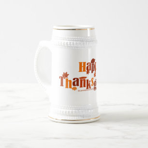 Chope À Bière L'illustration festive et lumineuse de Thanksgivin