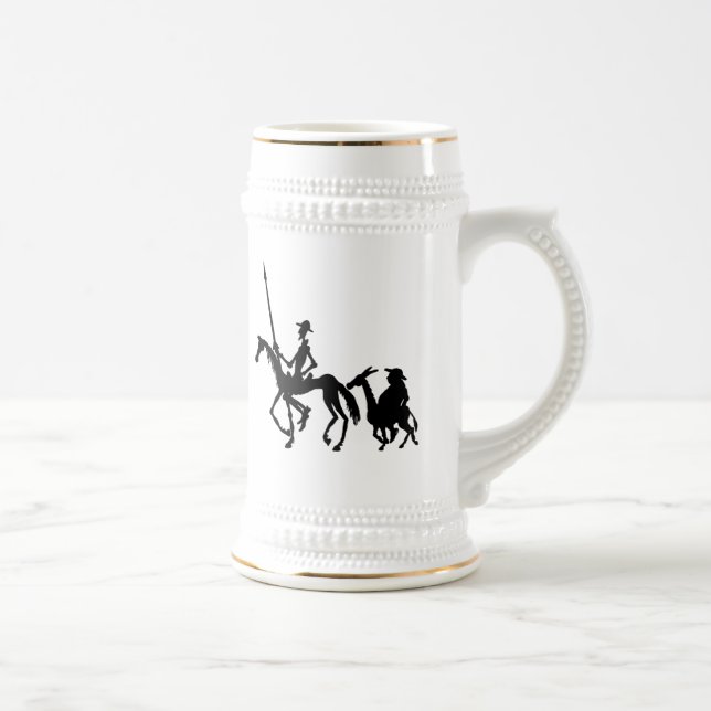 Chope À Bière L'industrie graphique de Don don Quichotte et de (Droite)