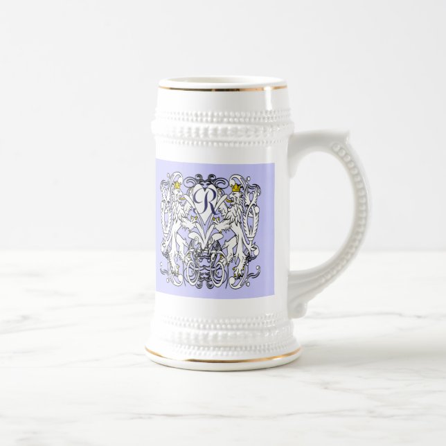 Chope À Bière Lion Rampant Renaissance Mariage (Droite)