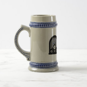 Chope À Bière L'officiel Old Friends Radio Beer Stein