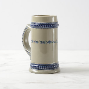 Chope À Bière Long mot allemand bière Stein