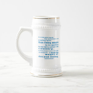Chope À Bière L'opinion de FDR sur les salaires