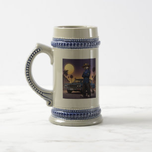 Chope À Bière Loup Et Lowrider