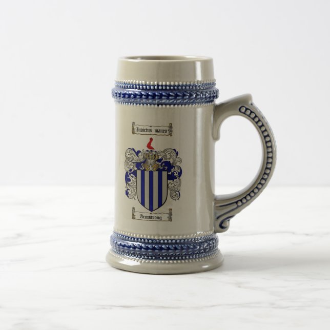 Chope À Bière Manteau d'Armstrong des bras Stein/de famille (Droite)