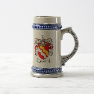 Chope À Bière Manteau de brasseur des bras Stein/de la crête