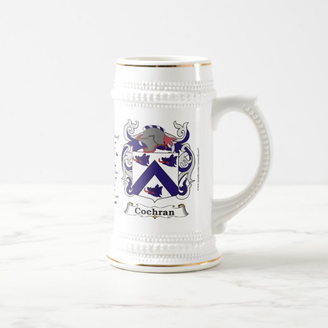 Chope À Bière Manteau de famille de Cochran des bras Stein (Droite)