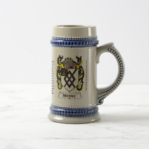 Chope À Bière Manteau de famille de Meyer des bras Stein