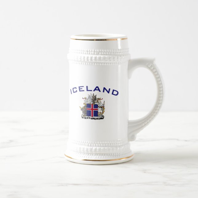 Chope À Bière Manteau de l'Islande des bras (Droite)