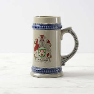 Chope À Bière Manteau de Livingstone des bras Stein - crête de