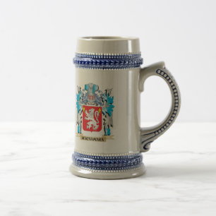 Chope À Bière Manteau de Macnamara des bras - crête de famille