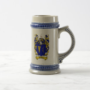 Chope À Bière Manteau de Maloney des bras Stein/de crête Stein