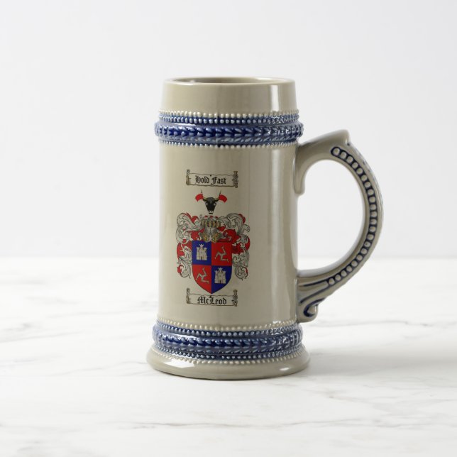 Chope À Bière Manteau de Mcleod des bras Stein/tasse (Droite)