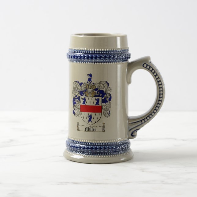 Chope À Bière Manteau de Miller des bras Stein (anglais) (Droite)
