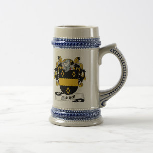 Chope À Bière Manteau de Mitchell des bras Stein - crête de