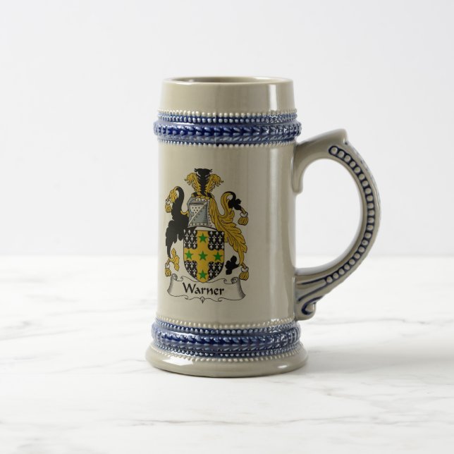 Chope À Bière Manteau de Warner des bras Stein - crête de (Droite)