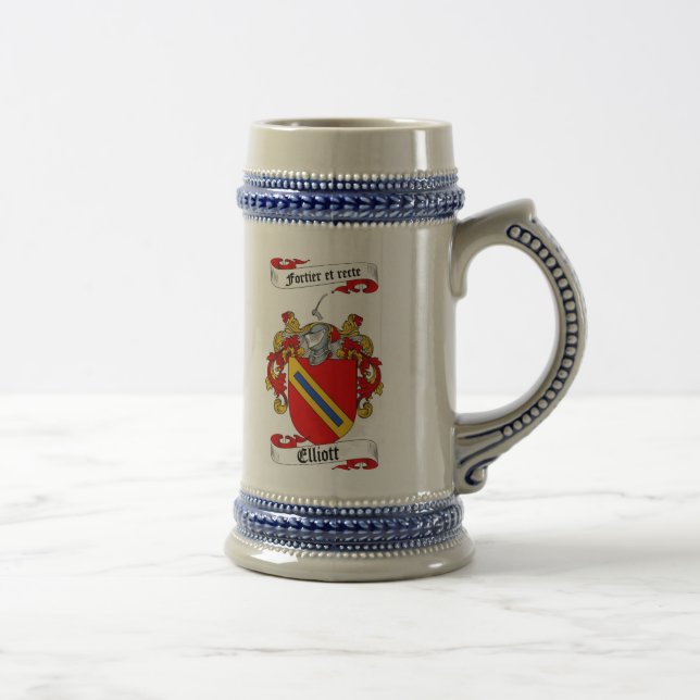 Chope À Bière Manteau d'Elliott des bras Stein/de la crête (Droite)