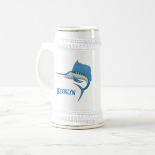 Chope À Bière Marée de plaisance de l'espadon