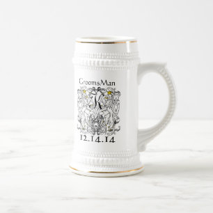Chope À Bière Mariage Lion Rampant Renaissance