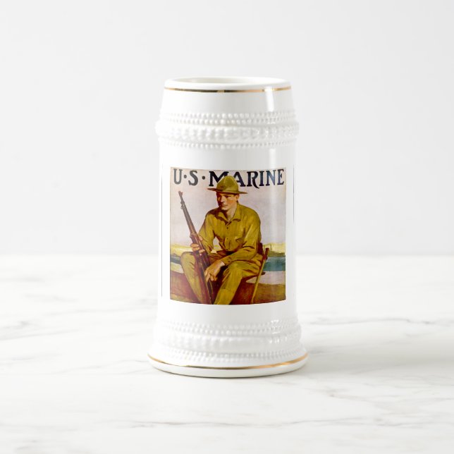 Chope À Bière Marine des USA (Centre)