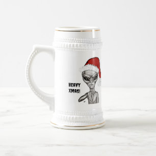 Chope À Bière Mauvais Alien, Lourds Noël !