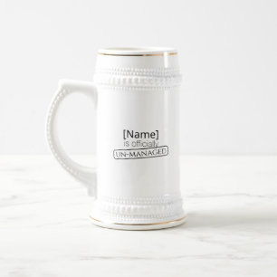Chope À Bière Mauvaise herbe arrive mignon cynique pissenlit Drô