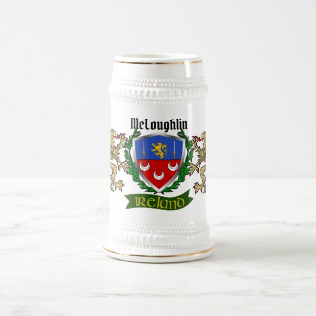 Chope À Bière McLoughlin/Loughlin Irish Shield (Centre)