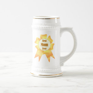 Chope À Bière Meilleure maman jamais Golden Lauréat du prix ruba