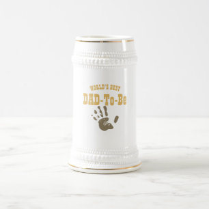 Chope À Bière Meilleures impressions à la main DAD-To-Be
