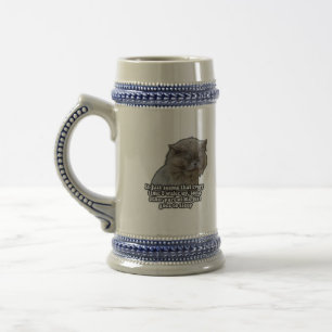 Chope À Bière Mème de chat amusant pour les amateurs de chatte e