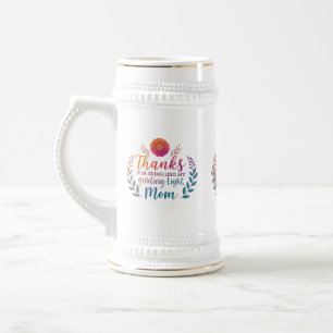 Chope À Bière Merci d'être ma lumière de guide, Maman - Stein 22