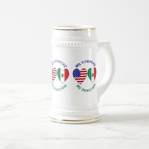 Chope À Bière Mexique États-Unis Mon Pays Mon Patrimoine