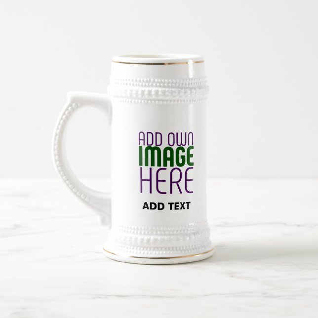 CHOPE À BIÈRE MODÈLE DE TEXTE D'IMAGE BLANCHE SIMPLE MODERNE (Gauche)