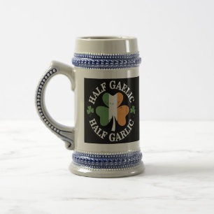 Chope À Bière Moitié gaélique moitié irlandais italien St. Patri