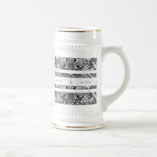 Chope À Bière Motif de BATIK moderne
