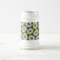 Motif de fleurs blanches