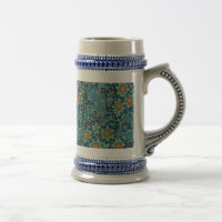 Motif floral William Morris Rouge Jaune bleu vert