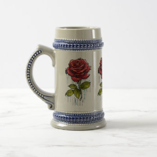 Chope À Bière Musique Stein Potentielle En Floraison