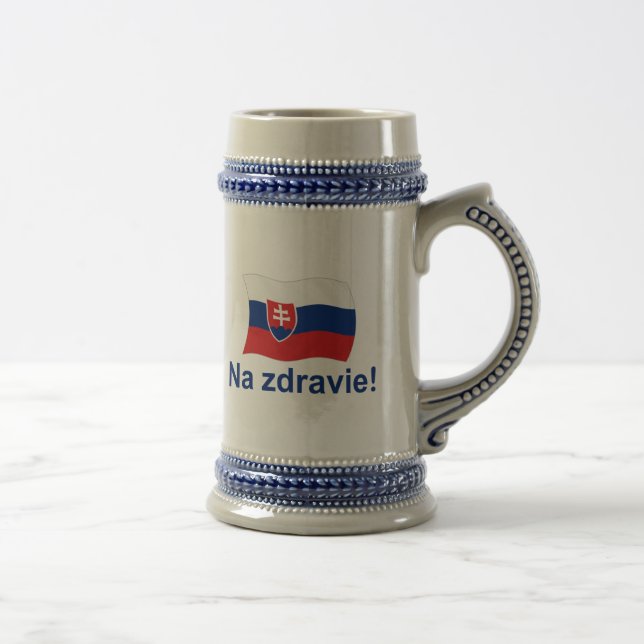Chope À Bière Na Zdravie ! (À votre santé !) (Droite)
