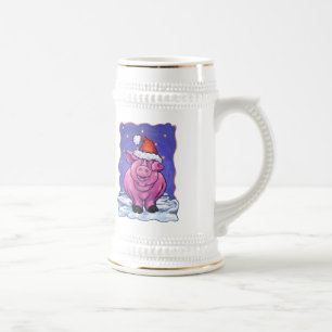 Chope À Bière Noël au porc