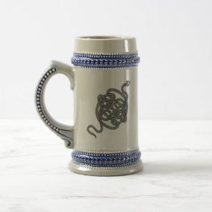Chope À Bière Noeud serpent [noir]