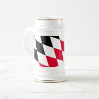 Noir rouge jaune Bavaria Motif Drapeau Diamant