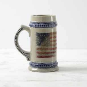 Chope À Bière NOUS LE PEUPLE Vintage Betsy Ross Drapeau américa