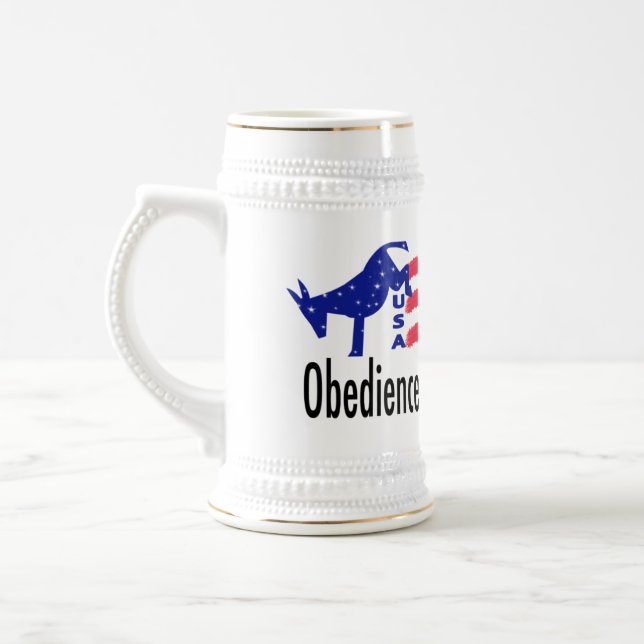 Chope À Bière Obéissance patriotique (Gauche)