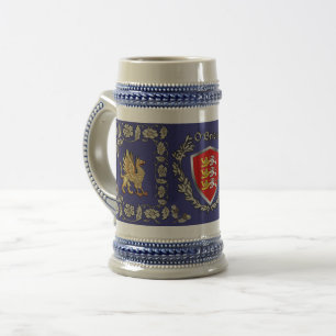 Chope À Bière O'Brien/Brien Irish Shield Griffin Stein
