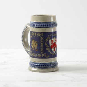 Chope À Bière O'Casey/Casey Irish Shield Griffin Stein